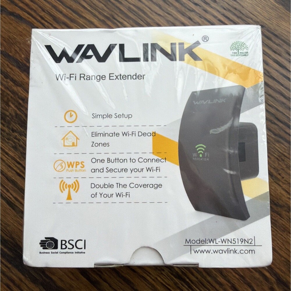 Wavlink 300Mbps WiFi Range Extender Booster 802.11n WL-WN519N2
